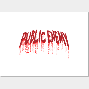 public enemy word lettering art Posters and Art